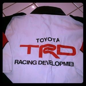 Collection of toyota race in jerseys